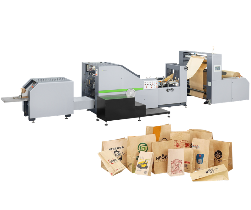 Square Bottom Paper Bag Making Machine 