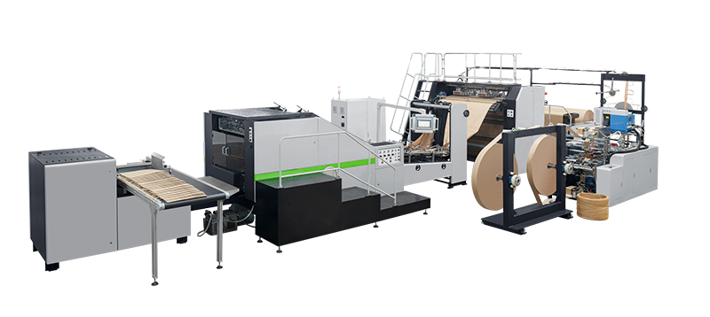 Fully Automatic Paper Carry Bag Making Machine