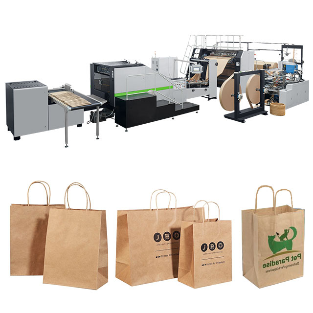 RKHF-450BT Fully Automatic Paper Bag Machine with Twisted Handle