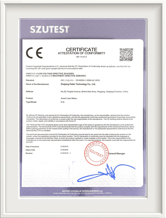 CE Certificate