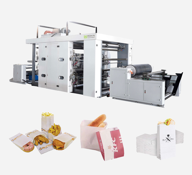 RKP4-1000 Four Colors Flexo Paper Printing Machine