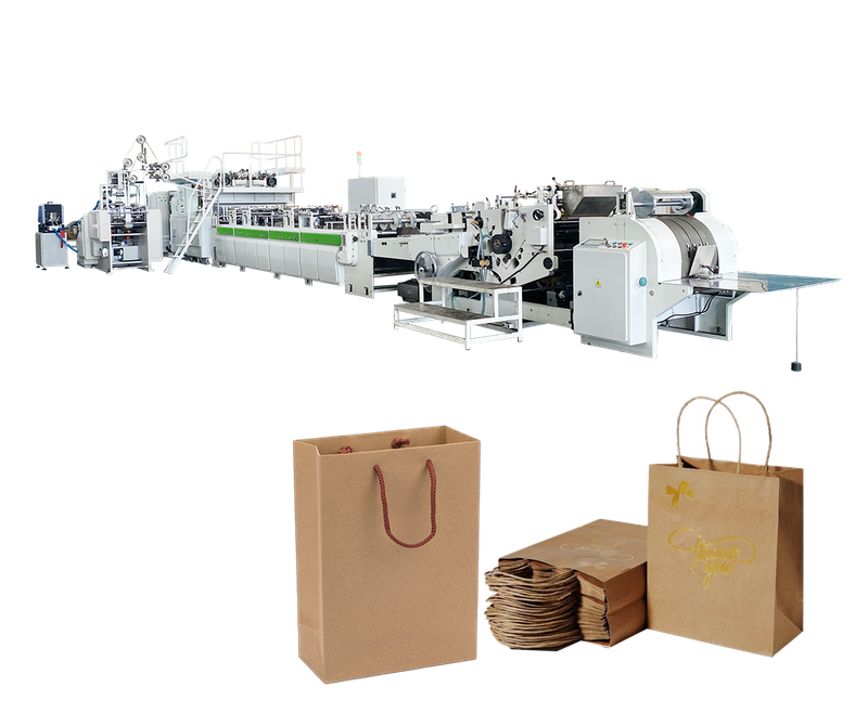 Sheet Feeding Paper Bag Machine With Handle